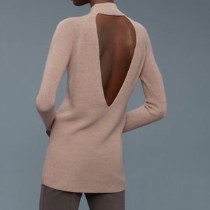 Wilfred Wool Gallet Sweater Backless Black XXS